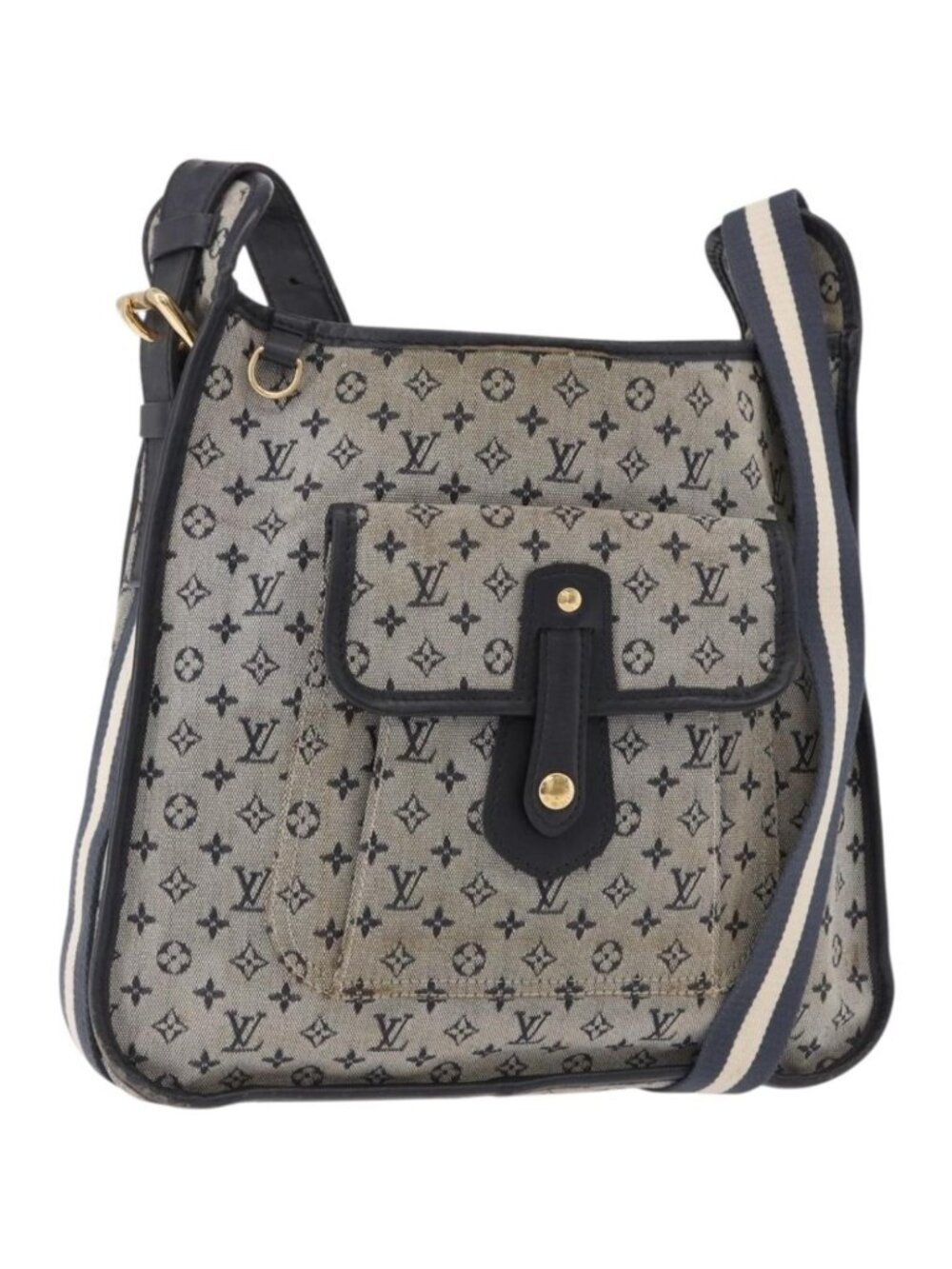 LOUIS VUITTON Monogram Mini Besace Mary Kate Bag Navy M92320